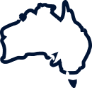 Australia map icon
