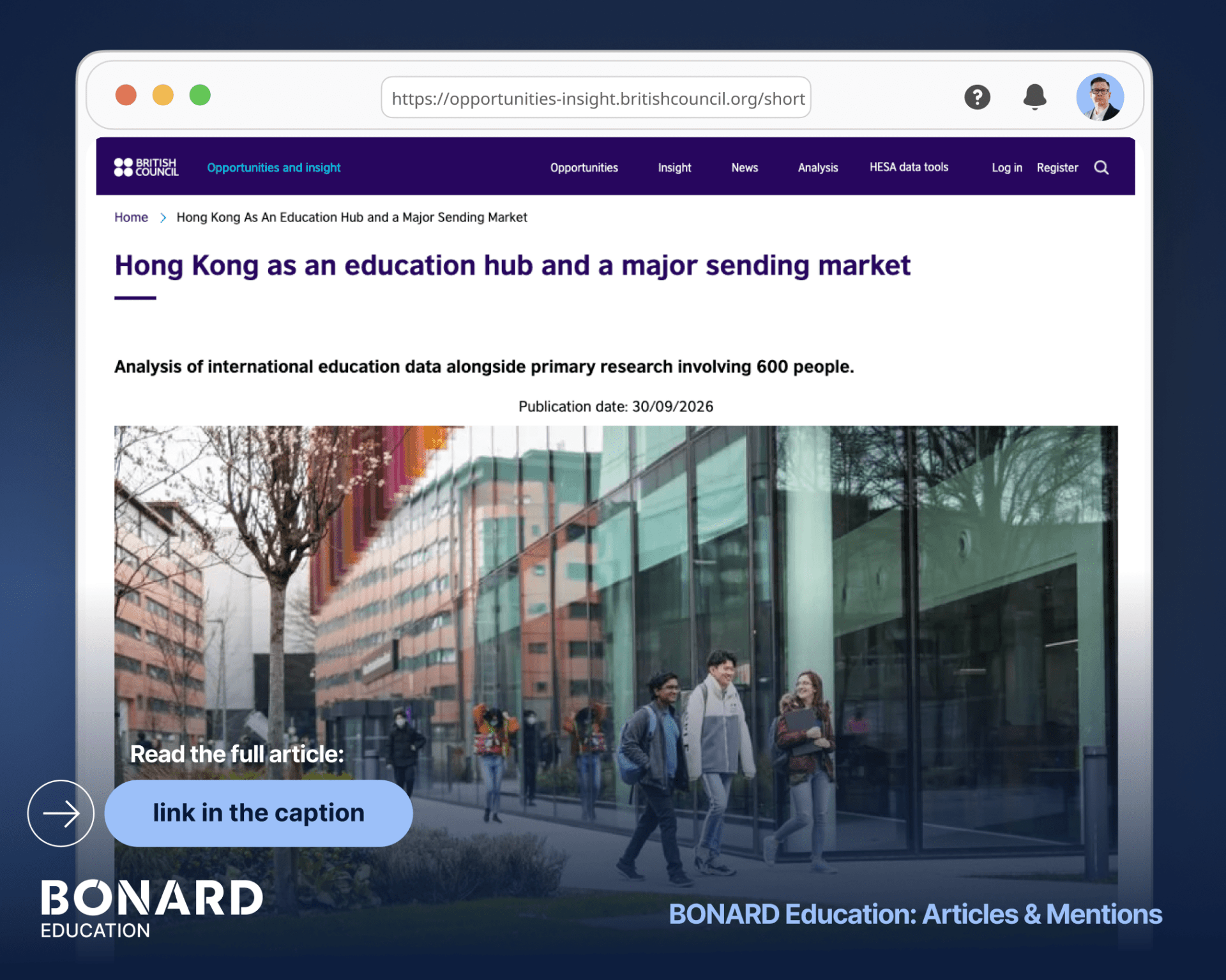 British Council - HongKong 2026