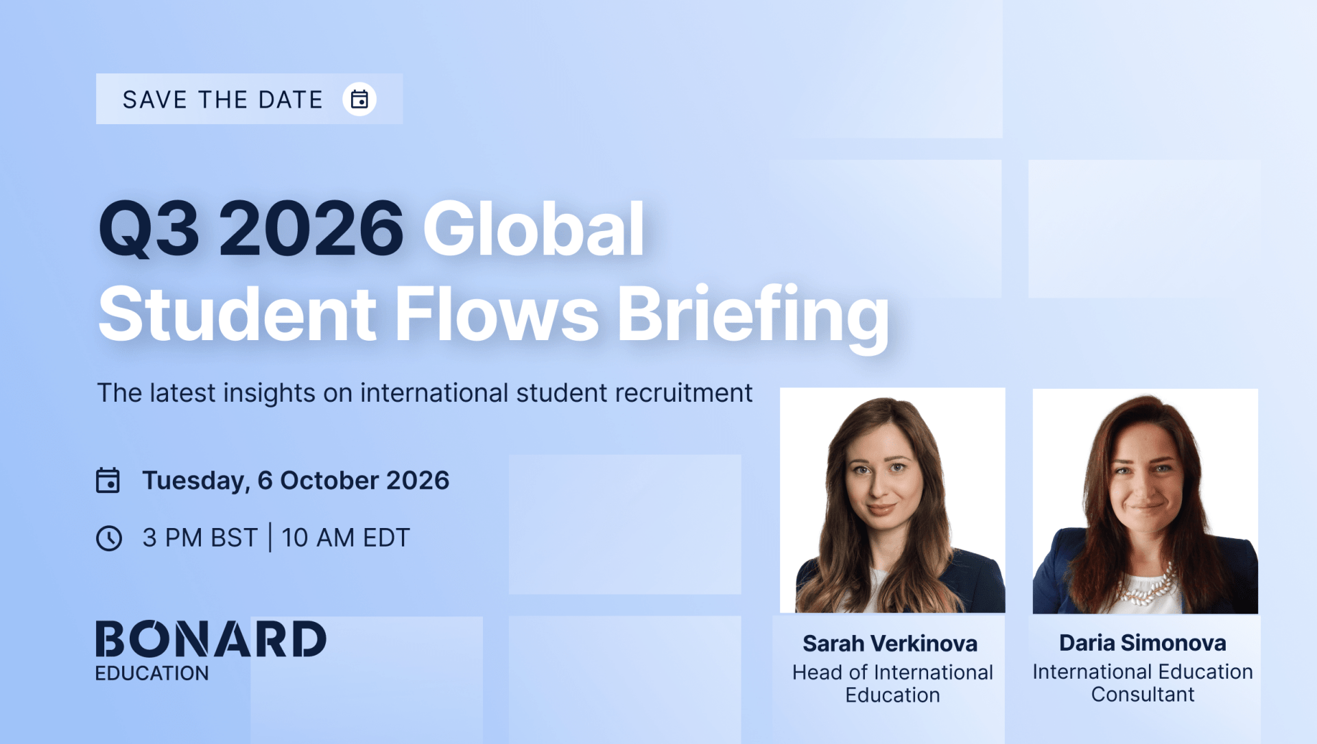 Q3 2026 Global Student Flows Briefing Q3 2026 Global Student Flows Briefing